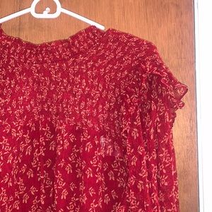 Long Sleeve Free People Floral Top